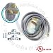 NUCORD 4' 3 Wires 40A Range Cord - Ring, 8/2 + 10/1 (SRDT)