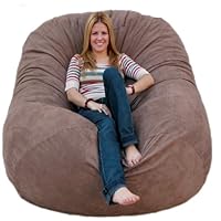 6-feet X-large Earth Cozy Sac Foof Bean Bag Chair Love Seat