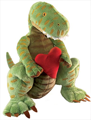 MerryMakers How Do Dinosaurs Say I Love You? Plush Doll, 14-Inch