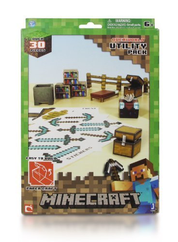 Overworld Utility Pack: Minecraft Papercraft Kit Series