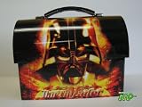 Star Wars- Collectable Darth Vader fire Dome Tin Dome Lunch Box New Vintage Retro Style CLASSIC COLLECTABLE Edition Movie Official [Licensed Merchandise] Workmans Carry All