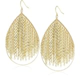 Citrine by the Stones Rain Small Gold-Plated E