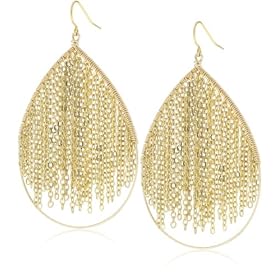 Citrine by the Stones Rain Small Gold-Plated Earrings