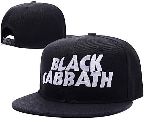 Black Sabbath Band Logo Adjustable Snapback Caps Embroidery Hats