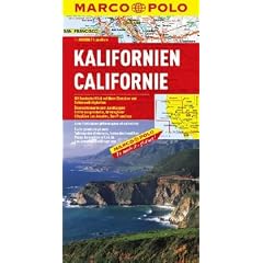 MARCO POLO Kontinentalkarte Kalifornien 1:800.000: Mit landschaftlich sch�nen Strecken und Sehensw�rdigkeiten. �bersichtskarte zum Ausklappen, ... Citypl�ne Los Angeles, San Francisco