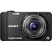 Sony DSC-WX10B Digitalkamera (16 Megapixel, 7-fach opt. Zoom, 3D-Schwenkpanorama, 10 Bilder/Sek., 7,1 cm (2,8 Zoll) Display) schwarz