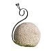 Ancient Graffiti Medium Metal Snail Natural River Stone with Wire