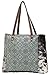 Myra Bags Floral Chic Upcycled Canvas Tote Bag S-0933