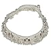 Ankle Jewelry Silver Anklet Bracelet Pairs 175 gms. 10  (sanklt035)
