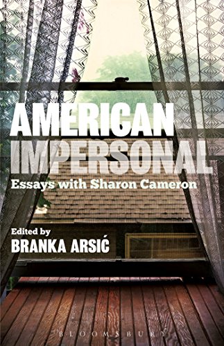 American Impersonal: Essays with Sharon Cameron