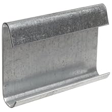 Strapbinder ST823-SO High Tensile Snap-on Double Notch Seal, 2-1/4" Seal Length, 1-1/4" Width (Pack of 1000)