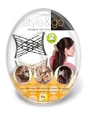 51gOKNDRBQL. SL160  Smartworks Style & Go 2 Piece Designer Hairclip Set