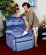 1 Each Single SOFF-QUILT Reusable Chair Pad Mauve Pad 21" x 22" FIBERLINKS TEXTILES INC. P2122M1