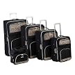 Rockland Luggage Set - 5pc - Black
