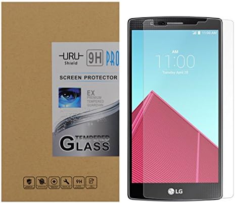 LG G4 Screen Protector,URUShield [Super Sense] Coverage Ultra Clear 9H Hardness High Definition Film Bubble-free Against Scratches &amp; Drops LG G4 Tempered Glass Screen Protector