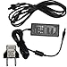 HQRP AC Adapter for Casio CTK-3200 / CTK3200 / CTK-4200 / CTK4200 / CTK-4400 / CTK4400 Keyboards Power Supply Cord Plus HQRP Euro Plug Adapter