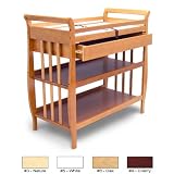 SLEIGH CHANGER WITH DRAWER - CHERRY