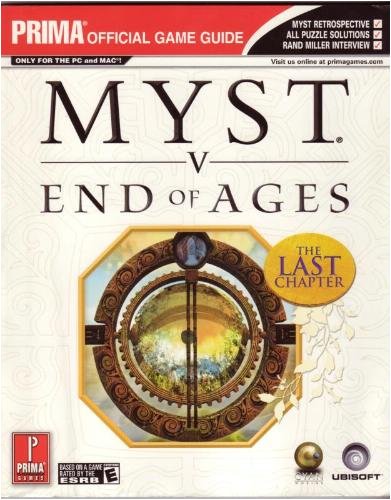 Myst V: End of Ages, Prima Official Game Guide (Paperback)
