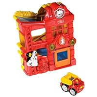 Fisher-Price Lil' Zoomers Racin' Ramps Firehouse