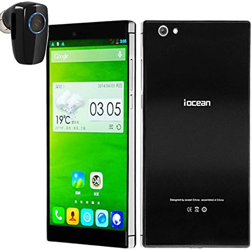 iOcean X8 3G Unlocked Smartphone (gift-Bluetooth Headset) 5.7 inch FHD 2GB+16GB Support NFC OTG MTK6592 Octa Core 1.7GHz Android 4.2.2 13MP WCDMA GSM Dual SIM, Black (Phone+ Bluetooth Headset)