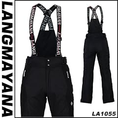 Snowboardhose Skihose Damen Schwarz LA-1055