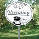 Wedding Reception Yard Sign