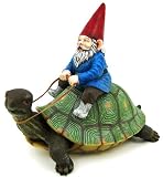 Large Garden Gnome Riding Turtle Statue Patio Pool 51gOaxXSNWL. SL160 Large Garden Gnome Riding Turtle Statue Patio Pool