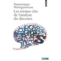 Les termes cl�s de l'analyse du discours