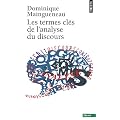 Les termes cl�s de l'analyse du discours