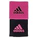 adidas Interval Reversible Wristband, Black/Intense Pink, One Size