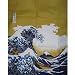 浮世絵のれん/暖簾　葛飾北斎　神奈川沖浪裏　♪HOKUSAI富嶽三十六景　　外人さんが喜ぶ日本土産-宴会景品にも