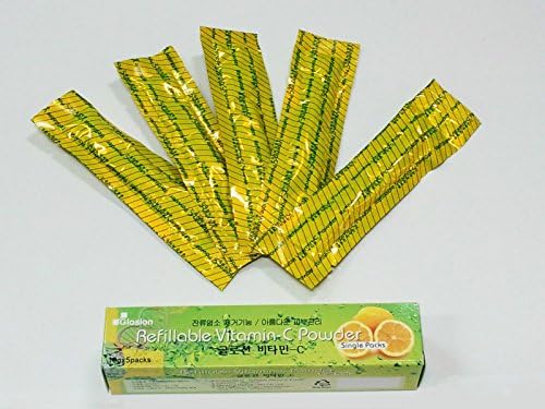 Glosion Refillable Vitamin C Powder, 10g X 5 Packs