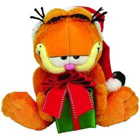 Beanie Baby Happy Holidays Garfield