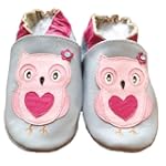 Tiny's - Chaussons de b�b� en cuir do...