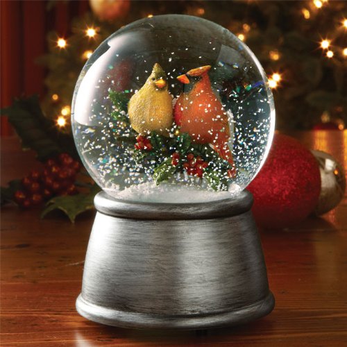 Orvis Cardinal Snow Globe Pair of Cardinals