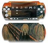 The Scream Decorative Protector Skin Decal Sticker for Sony Playstation PSP ....