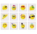Smiley Temporary Tattoos Pack of 24 -...
