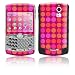 Dots Pink Design Protective Skin Decal Sticker for Blackberry Curve 8300/ 8310/ 8320 Cell Phones