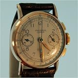 Vintage Antique watch: Ladies Universal Geneve 18k Rose Gold Chronograph Watch, 1930's Extremely... by Swiss