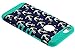 iPhone 6s Case, Wireless Fones TM Heavy Duty Hybrid Kickstand Cover Case Anchor Pattern Snap On Teal Skin for iPhone 6s