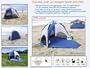 One-Step Push Up Instant beach tent Sun Shelter (Tall)