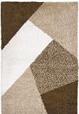 Home Dynamix Area Rugs: Lexington Shag Rug: L02 161 Beige Brown 33x45 Rectangle