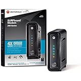 ARRIS SURFboard SB6121 DOCSIS 3.0 Cable Modem  (Black,Retail Packaging)