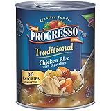 Progresso Soups Traditional Soup, Chicken Rice with Vegetables, 19 Ounce