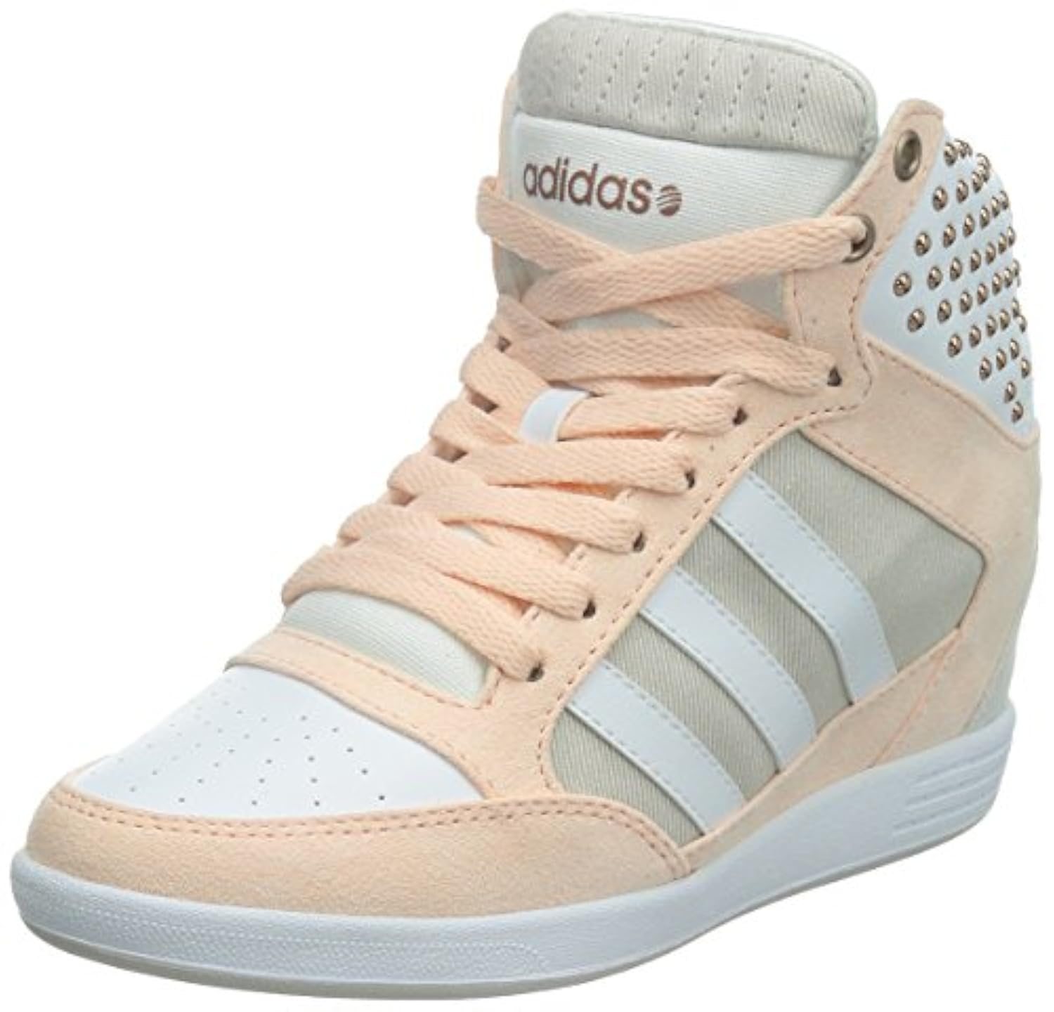 Adidas Women�s Super Wedge W, PINK/WHITE, 6 US 89.99