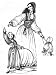 Renaissance Maiden Pattern