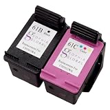 Sophia Global Remanufactured Ink Cartridge Replacement for HP 61 (1 Black, 1 Color)