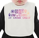 IT Crowd Crest ネクタイを有する有機ビブ Medium
