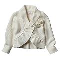 Infant Girls' Genuine Kids from OshKosh Cream Long-sleeve Sweater 18M