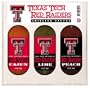 Texas Tech Red Raiders NCAA Grilling Gift Set (12oz Cajun, 12oz Lime, 12oz Peach)